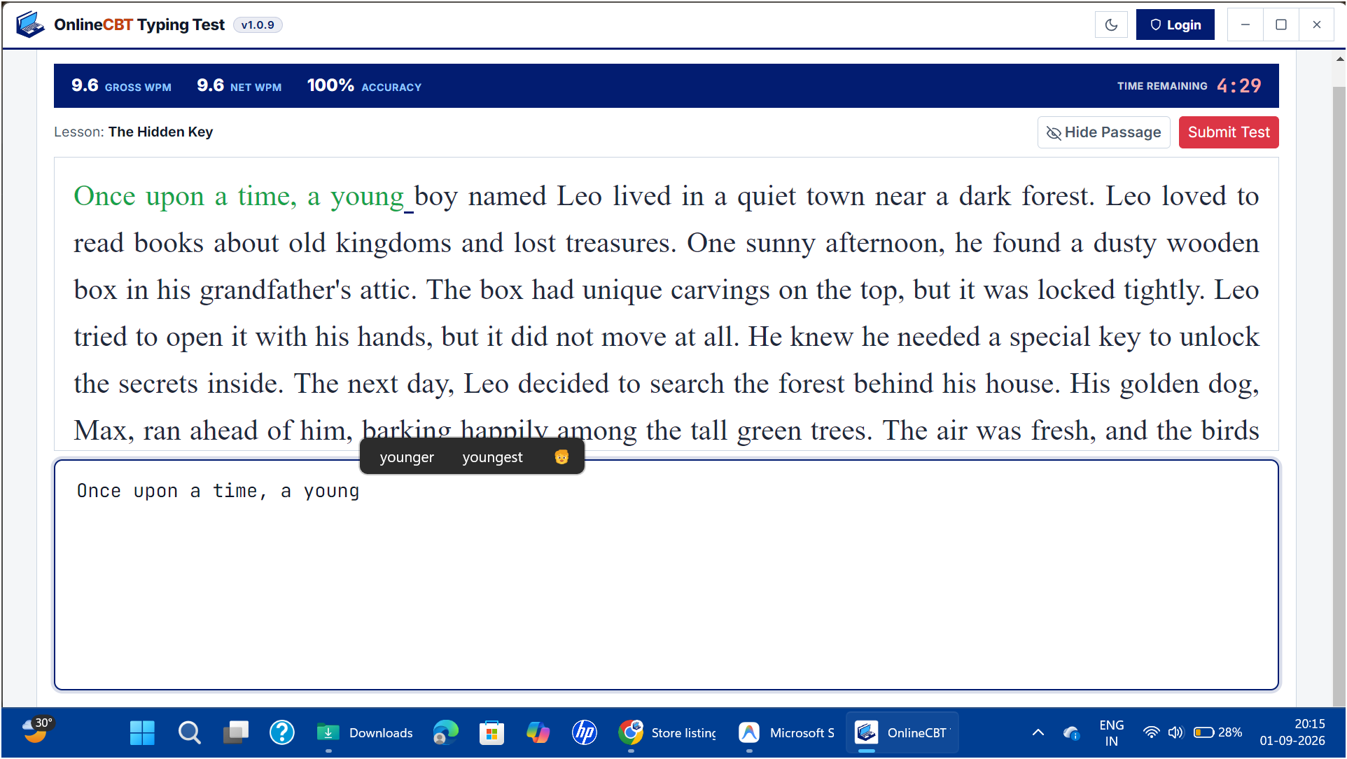 OnlineCBT Typing Master